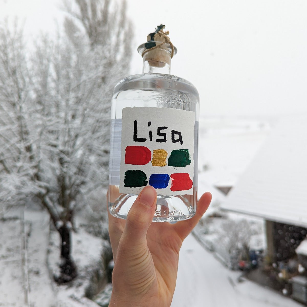 Personalisierter Tschin (Gin) - Weihnachts-Special - Luchs und Hase
