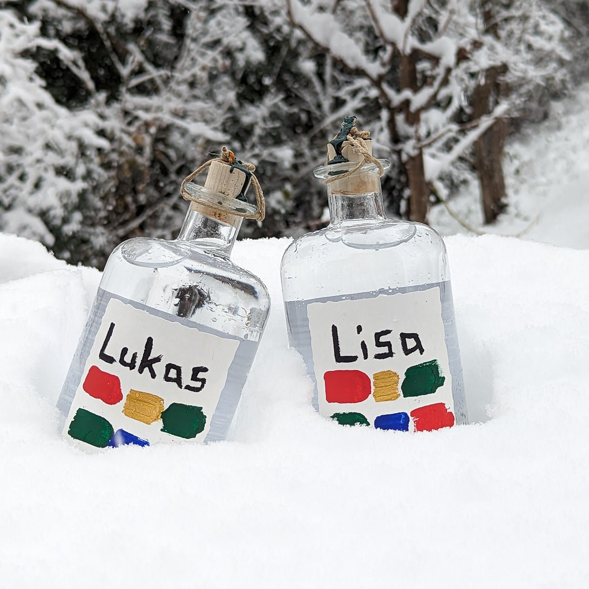 Personalisierter Tschin (Gin) - Weihnachts-Special - Luchs und Hase