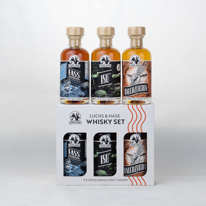 Whisky Set 3 x 10cl - Luchs und Hase